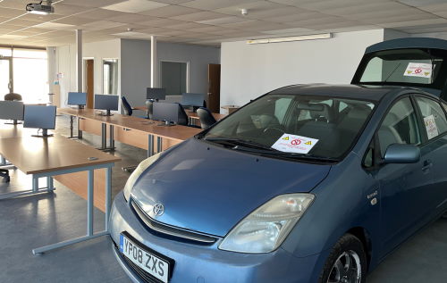 Interior with Car
